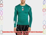 Canterbury Men's Leicester Tigers Home Cold LS Baselayer - Evergreen Small
