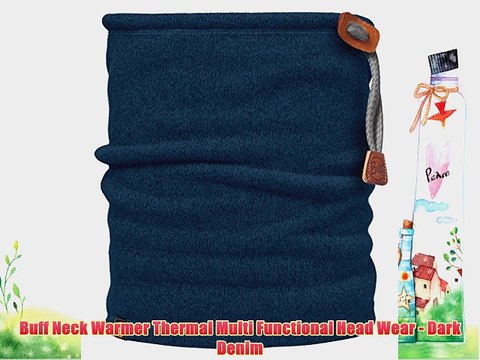 Buff Neck Warmer Thermal Multi Functional Head Wear - Dark Denim