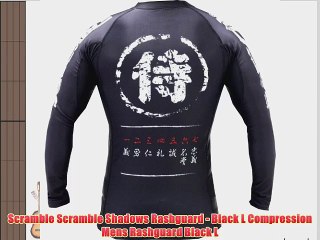 Scramble Scramble Shadows Rashguard - Black L Compression Mens Rashguard Black L