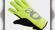 Hi Viz Yellow Reflective Sports Gloves. High Visibility Fluorescent Yellow with Reflective