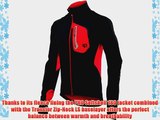 Pearl Izumi Men's Pro Softshell 180 Jacket - Black/ True Red Small