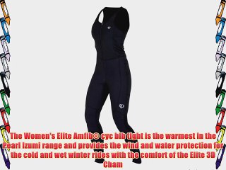 Pearl Izumi Women's Amfib Drop Tail Cycling Bib - Black Medium