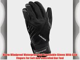 Altura Men's Peloton Progel Waterproof Cycling Gloves Black Large