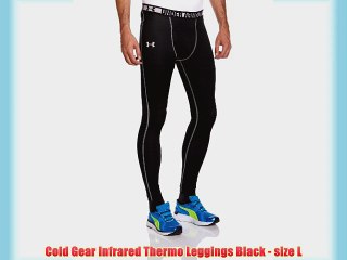 Cold Gear Infrared Thermo Leggings Black - size L