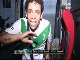 إحتفالات لاعبي الفتح في الحافلة بعد الفوز بلقب دوري زين 2013