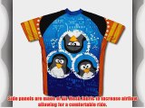 Curious Penguins Short Sleeve Cycling Jersey for Women - Size XL