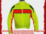 Polaris RBS Mens Flourescent Waterproof Bike / Cycling Jacket XLarge Fluo Yellow/Fluo Orange