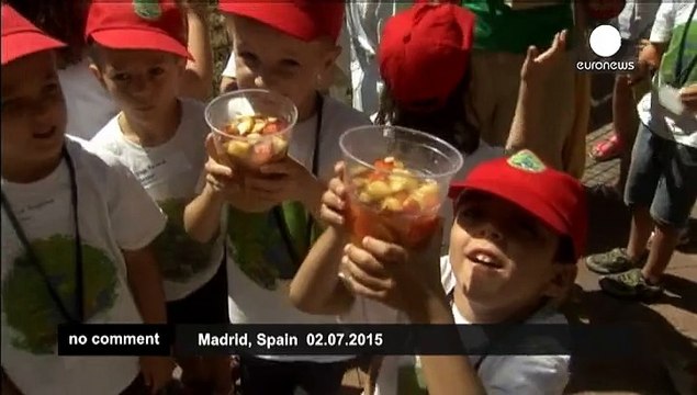 Heatwave in Europe: Zoo residents get frozen treats