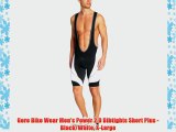 Gore Bike Wear Men's Power 2.0 Bibtights Short Plus - Black/White X-Large