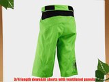 Tenn Mens Breeze 3/4 Cycling Shorts   Padded Boxers Combo - Lime Green - 2XL
