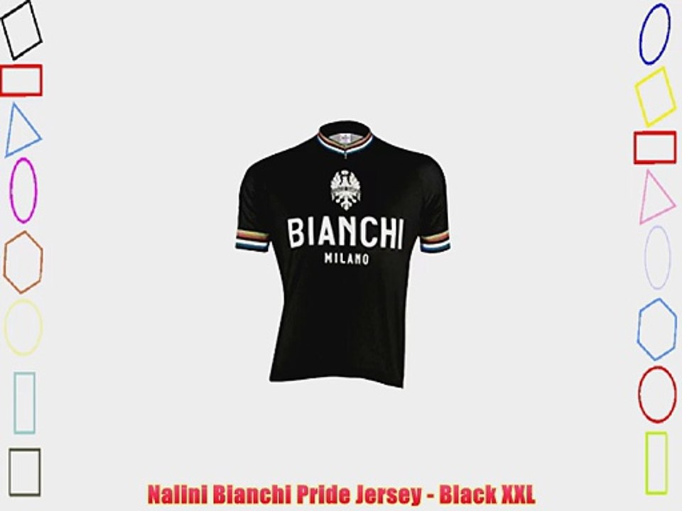Nalini Bianchi Pride Jersey - Black XXL