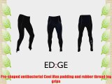 D:GETM BLACK Padded Cycling Cycle Roubaix Compression Tights/ Leggings - All Sizes (Large)