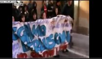 Bologna scontri polizia - manifestanti