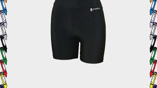 Proskins Slim Short Length Shorts (UK 10) Black