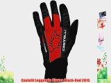 Castelli Leggenda Gloves Black-Red 2015