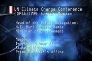 UN Climate Change Conference COP16/CMP6, Cancun Mexico (The Somali Delegation)