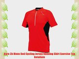 Dare 2b Mens Red Cycling Jersey Running Shirt Exercise Top Retaliate