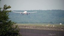 Turkish Airlines 777-300ER Landing in Stuttgart