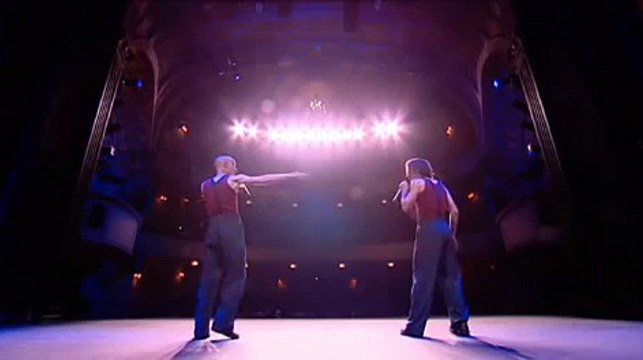 Umbilical Brothers tapdance