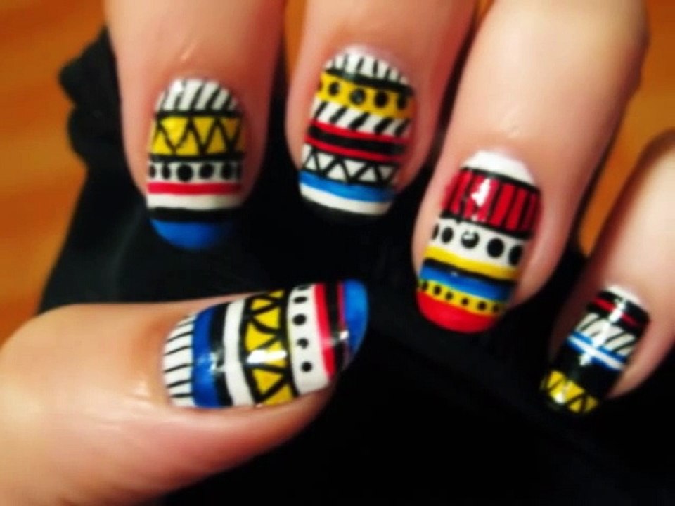 Tribal Nail Art