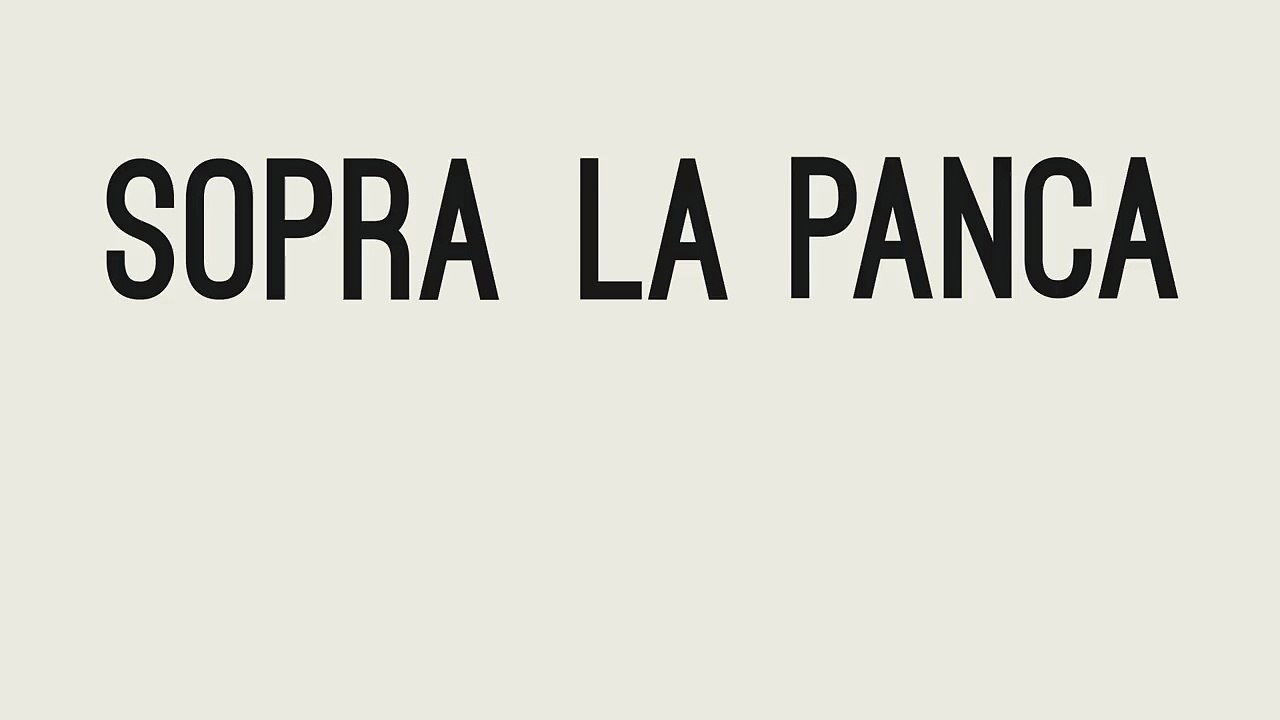 Trava-Línguas Em Italiano | "Sopra la panca la capra campa"