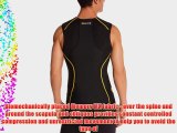 Skins A200 Sleeveless Men's Compression Top - Black/Yellow L