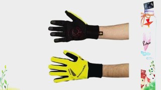 Northwave Power Long Windproof Winter Cycling Gloves Black Yellow (Large)