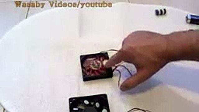 Free Energy Magnet Motor (Engine) fan rotation. Free Energy Generator