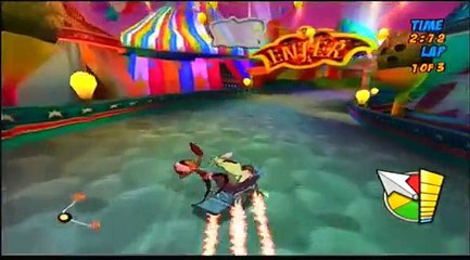 Cartoon Network Racing PS2 Cow And Him Gameplay