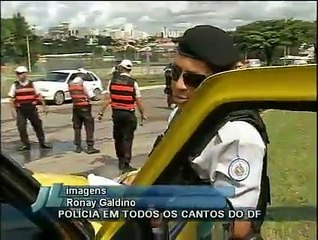 Blitz no trânsito em Taguatinga