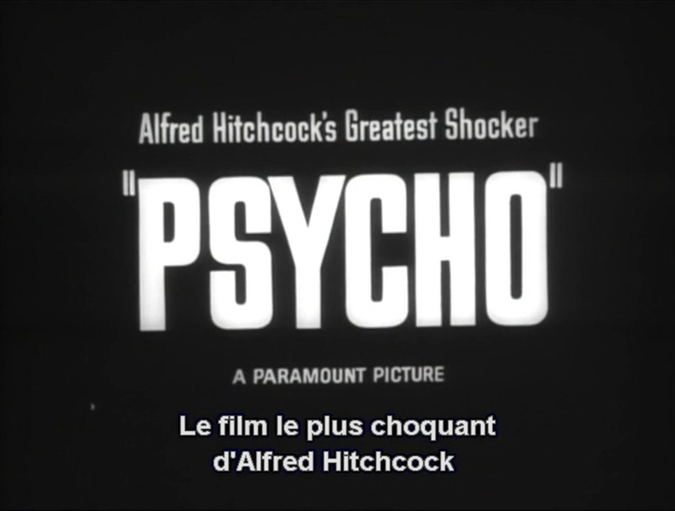 Psycho Trailer (1960) / VOSTFR / HD