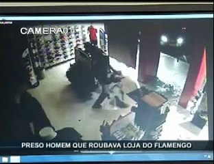 Roubo à loja do Flamengo
