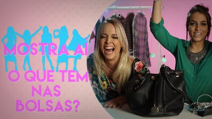 O QUE TEM NAS BOLSAS DA TATA ESTANIECKI E BOO UNZUETA? | Mostra Aí