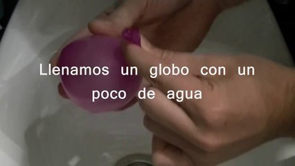 Ideas y juegos para cumpleaños: truco con globo, velas y agua