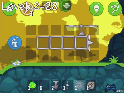 Bad Piggies - Level 3-28 3 Star Walkthrough When Pigs Fly | WikiGameGuides