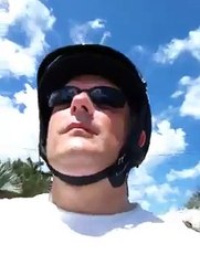 Dog loves to ride motorcycle