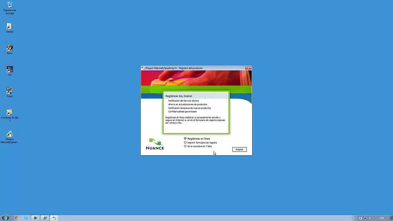 Como descargar e instalar Dragon Naturally Speaking 11 español