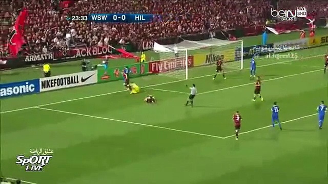 ملخص مباراة الهلال وويسترن سيدني 0-1 = ذهاب نهائي دورى ابطال اسيا 2014 HD