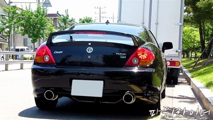 HYUNDAI COUPE V6 2.7 / TUSCANI & TIBURON V6 2.7 Exhaust tuned sound / 투스카니 엘리사 V6 배기음