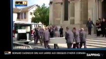 Attentat en Isère : Bernard Cazeneuve en larmes aux obsèques d'Hervé Cornara