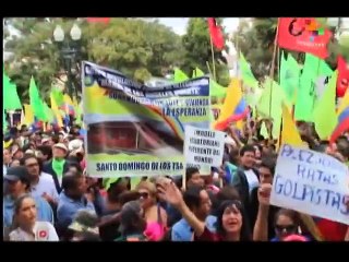 From the South - Thousands Rally in Ecuador Against Opposition