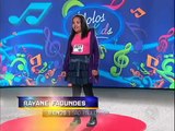 Ídolos Kids 2012 Rayane surpreende jurados ao cantar Sandra de Sá 12/09/2012