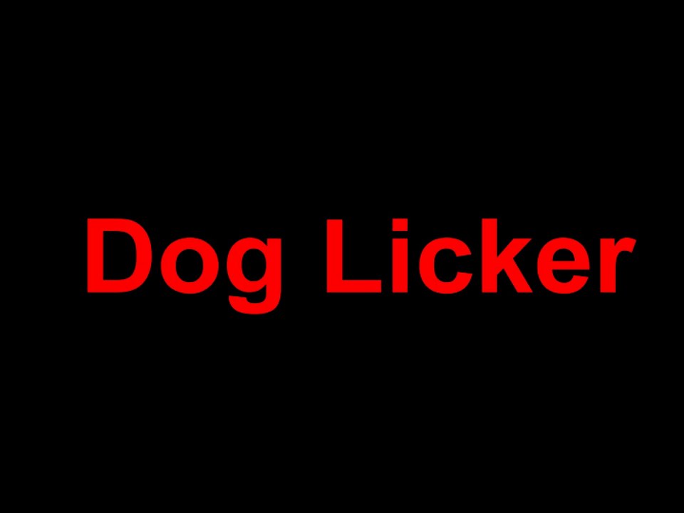Dog Licker