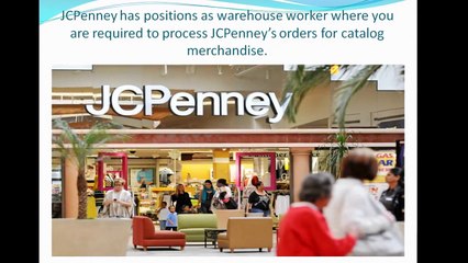 Jc penney distribution center jobs