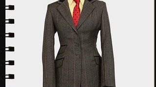 Shires Ladies Huntingdon Tweed Riding Jacket?Green Check 42