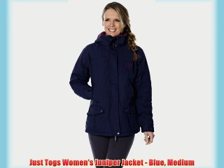 Just Togs Women's Juniper Jacket - Blue Medium