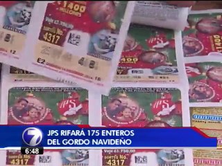 Junta de Protección Social rifará 175 enteros del Gordo Navideño