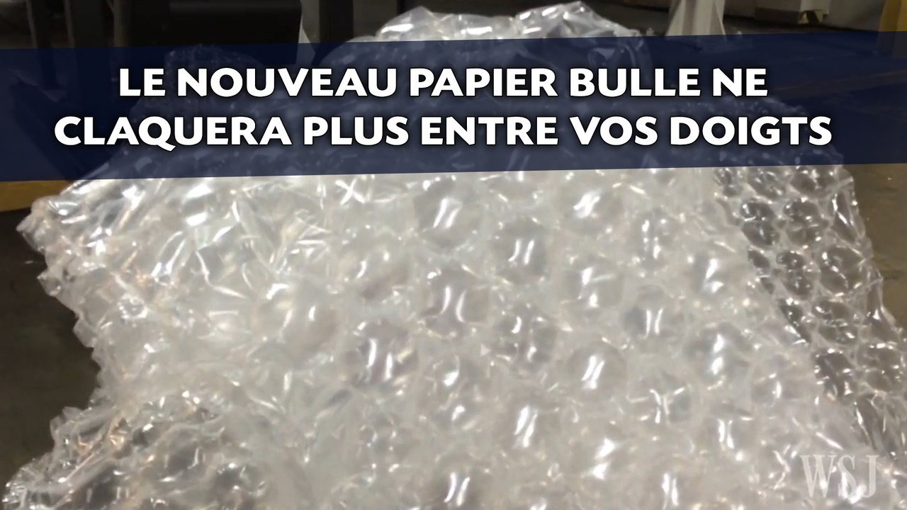 Le nouveau papier bulle ne claquera plus entre vos doigts