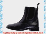 Toggi Augusta Zip-up Leather Jodhpur Boot In Black Size: 9