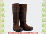 Toggi Canyon Long Leather Yard / Riding Boot In Brown Size: 3.5 (EU 36)